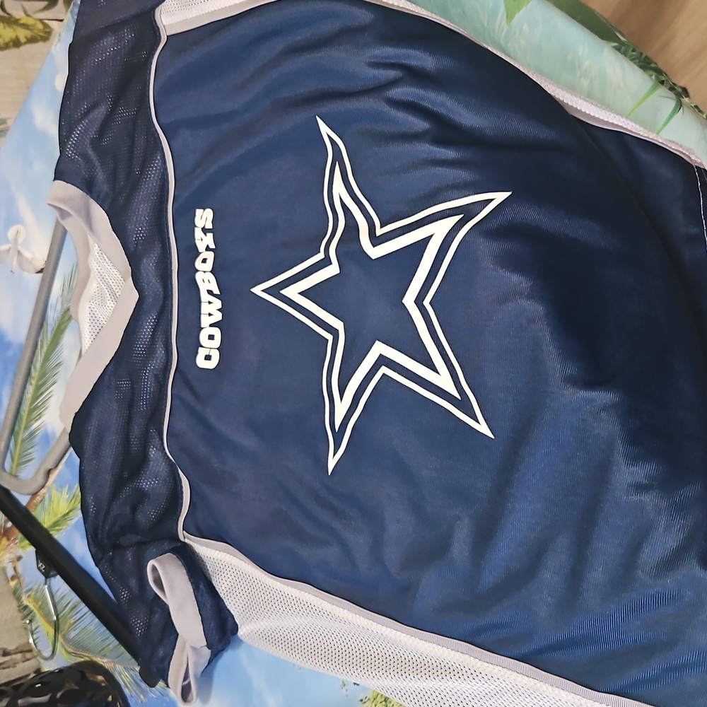 NFL FOOTBALL Reversable Jersey YM Blue Gray Big Star Big NFL On Back Or Blue